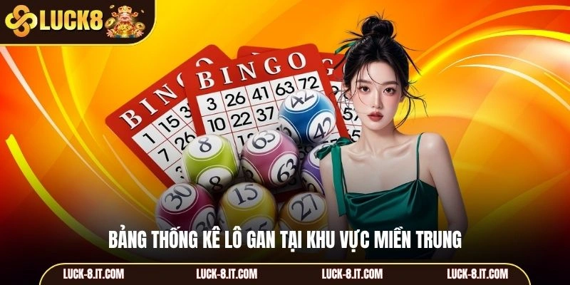 Bảng thống kê lô gan tại khu vực miền Trung